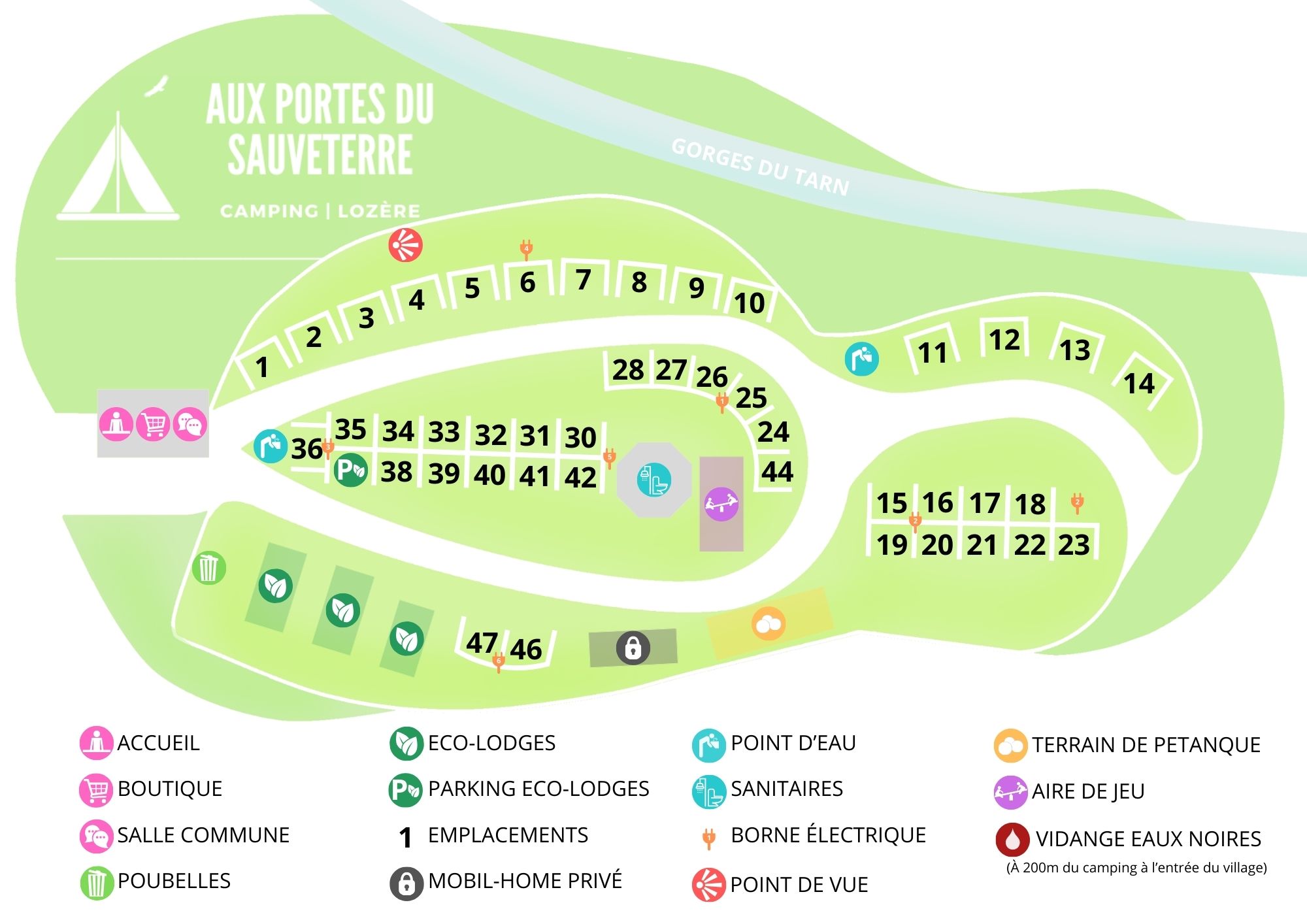 SCHEMA PLAN Camping SCHEMA PLAN Camping