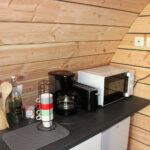 kitchenette ecolodge 2 personnes camping gorges du tarn nature